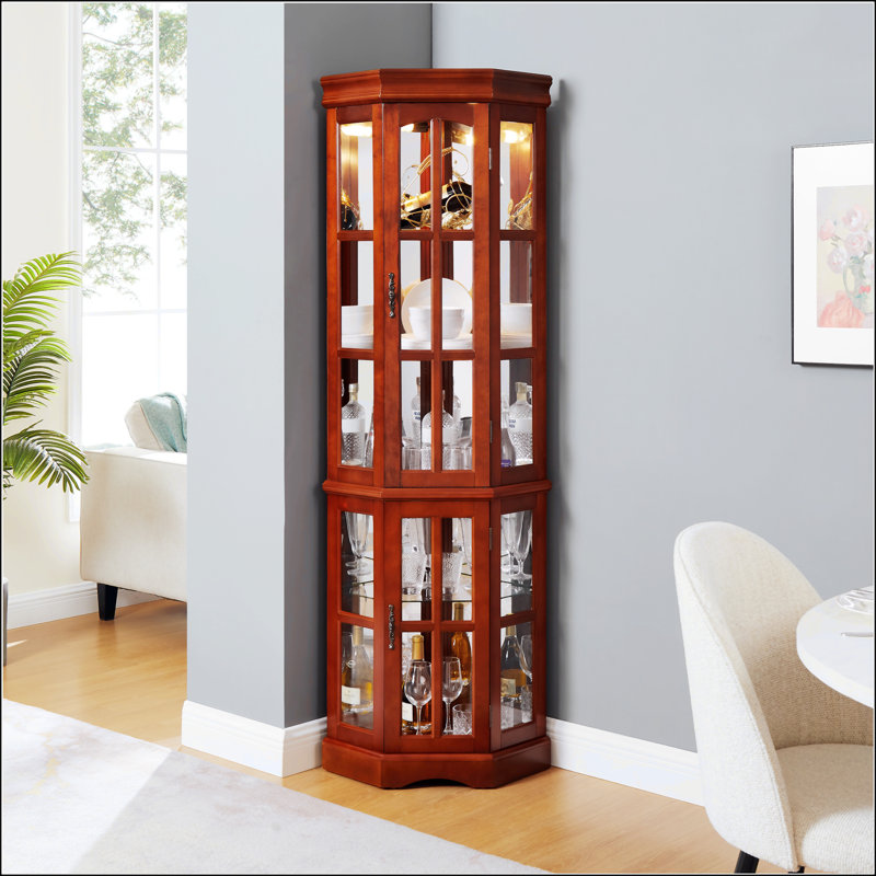 Wayfair corner china cabinet hotsell
